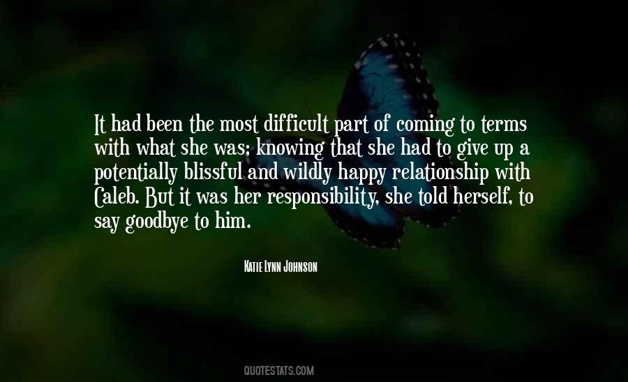 A Difficult Relationship Quotes #184630