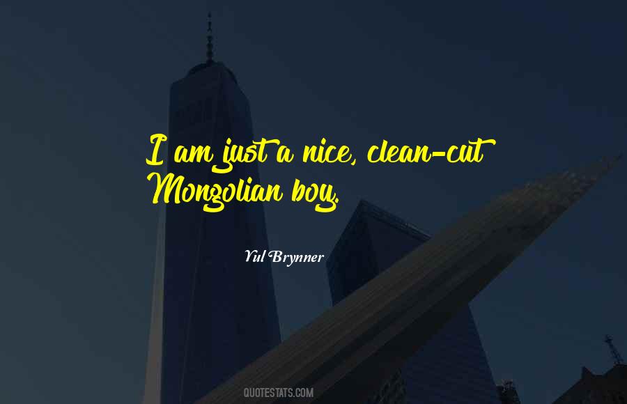 Clean Cut Quotes #1215222