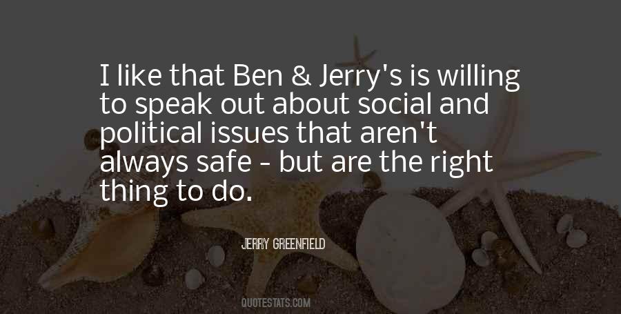 Ben Jerry Quotes #395206