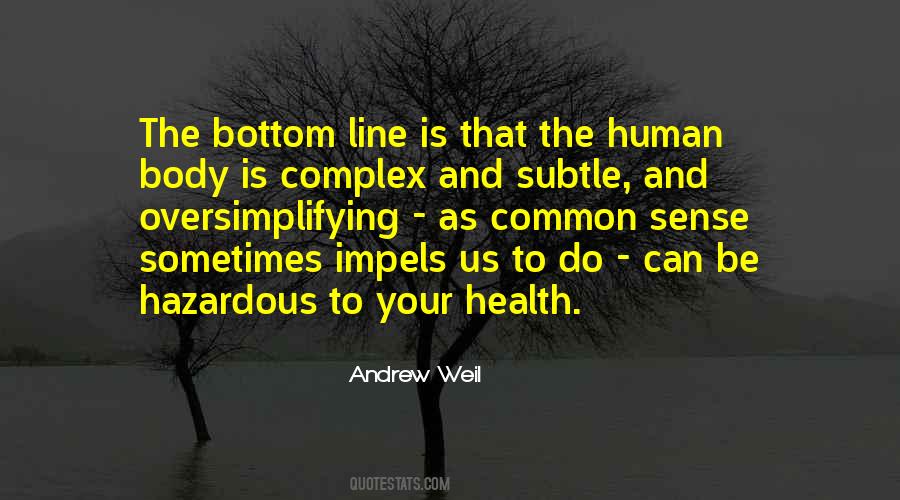 Bottom Line Health Quotes #1414046