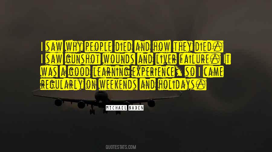 Learning Experience Quotes #1390071