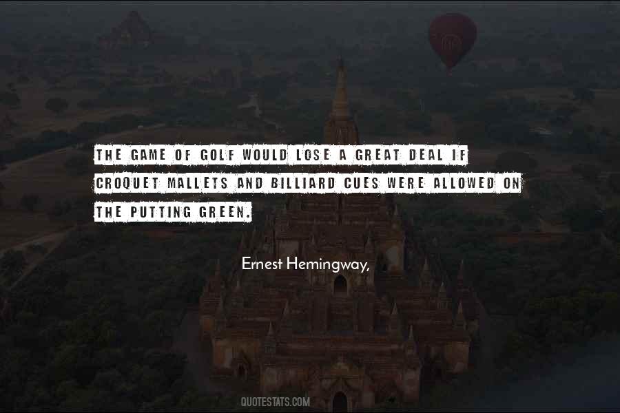 Game Green Quotes #1709591