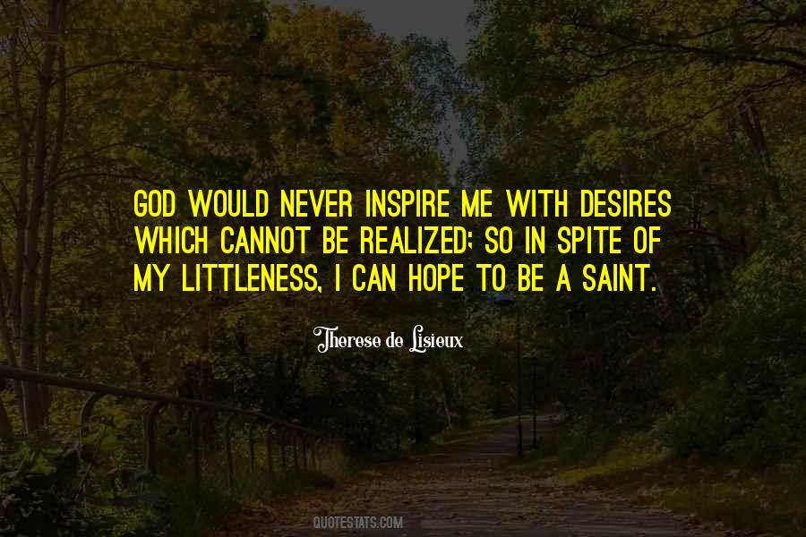 Saint Therese Quotes #983615