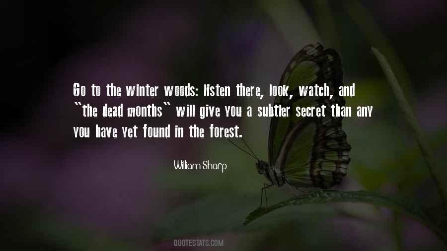 Winter Months Quotes #1770871