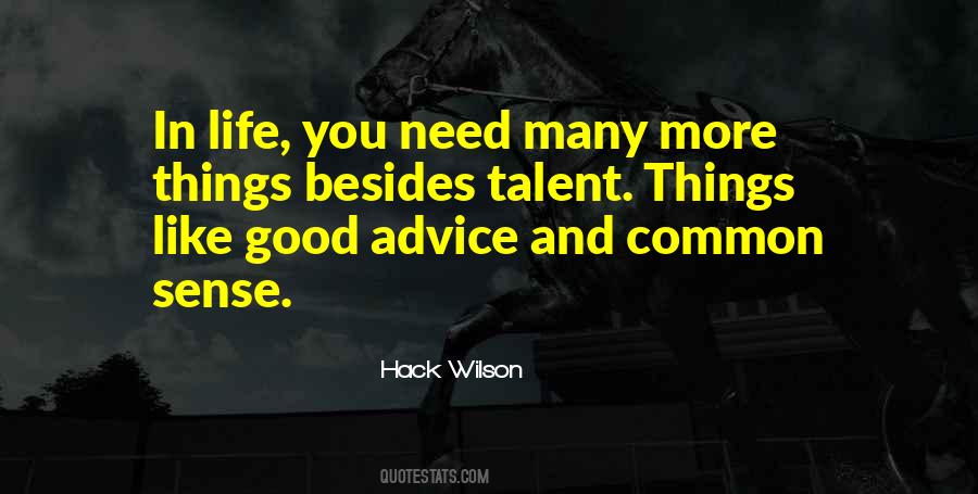Good Life Advice Quotes #1765371