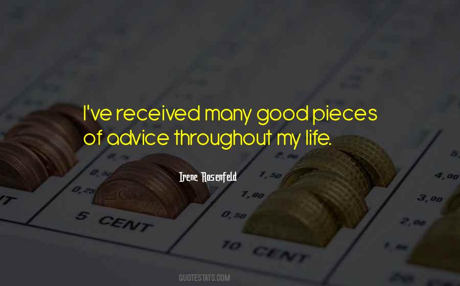 Good Life Advice Quotes #916337