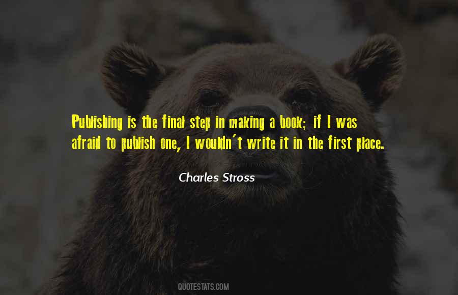 Making The First Step Quotes #1189264