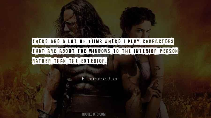 Interior And Exterior Quotes #1725009