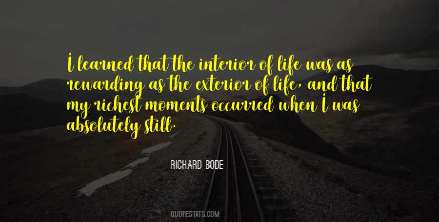 Interior And Exterior Quotes #430142