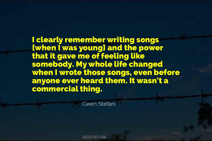 Songs Of Power Quotes #1262310