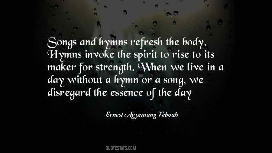 Songs Of Power Quotes #1344077