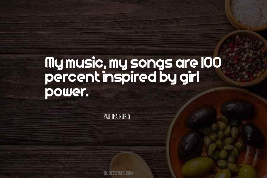 Songs Of Power Quotes #699221