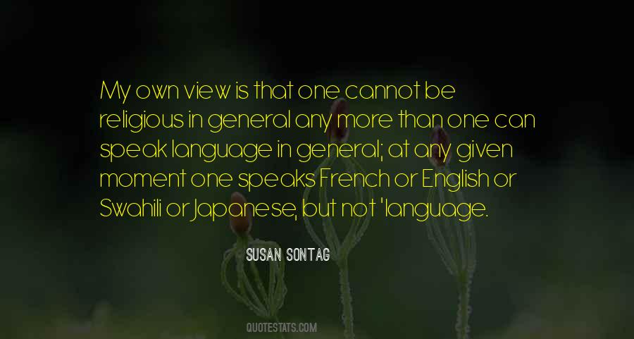 Speaks French Quotes #1838357