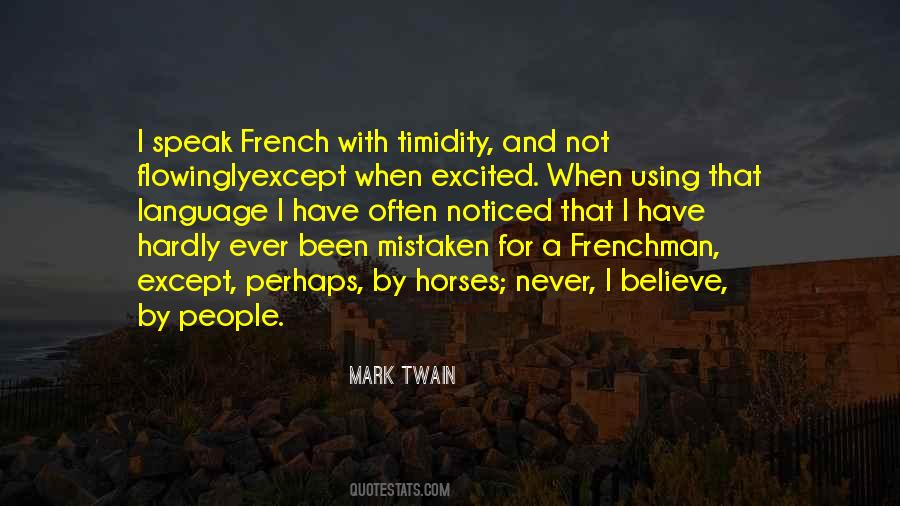 Speaks French Quotes #949075