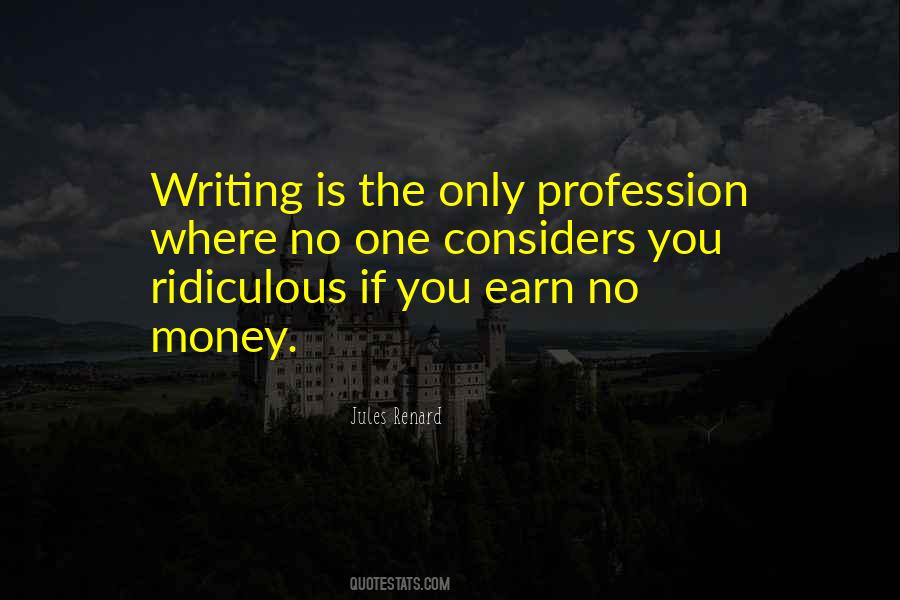 Humor Writing Money Quotes #418275