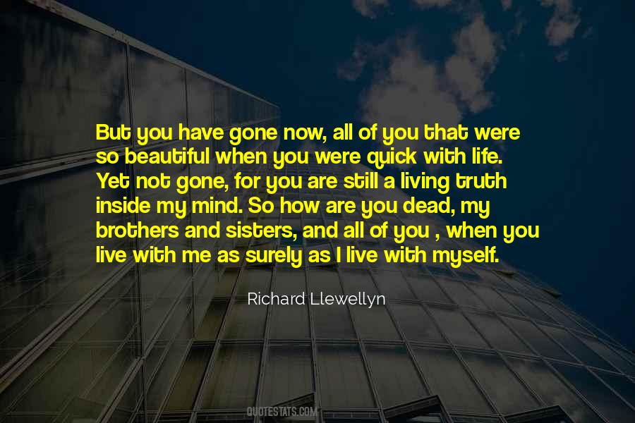 Now That You Are Gone Quotes #940970