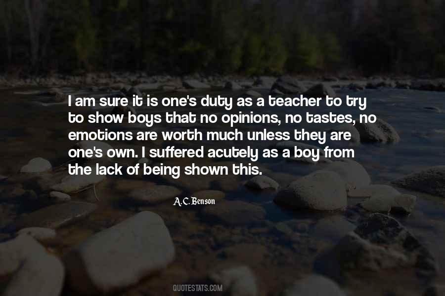 Duty Of A Teacher Quotes #572553
