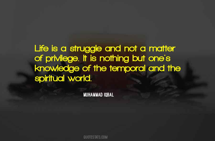 Temporal Life Quotes #224236