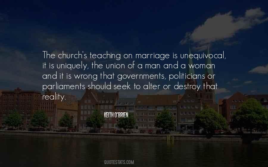 Union Of Marriage Quotes #1286036