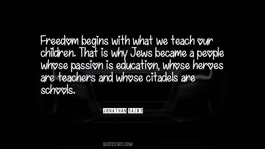 Teach Our Children Quotes #1061092