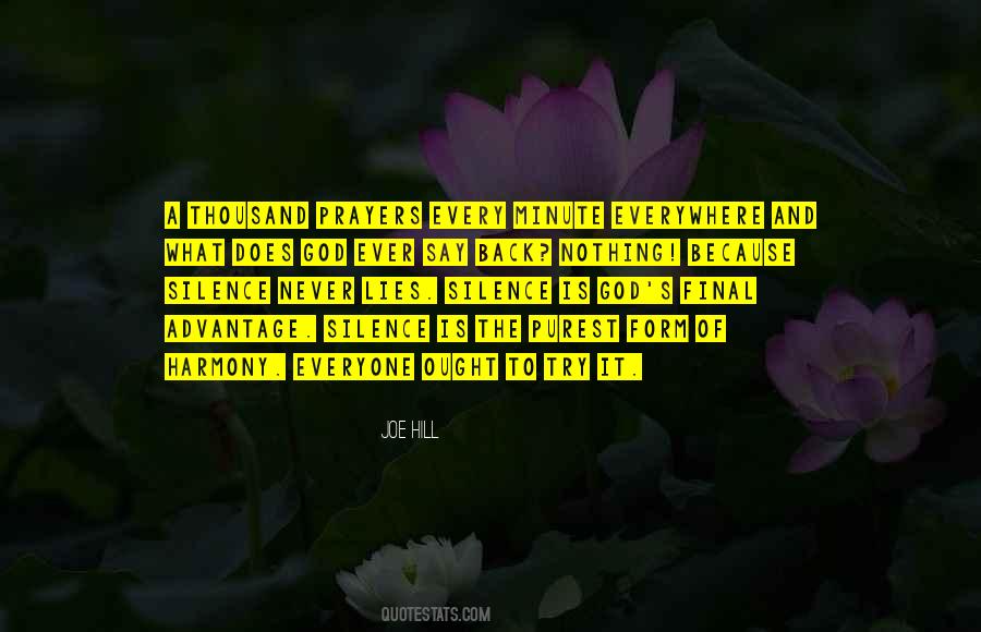 2 Minute Silence Quotes #1825761