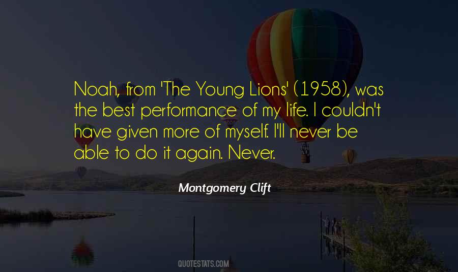 Never Young Again Quotes #767160