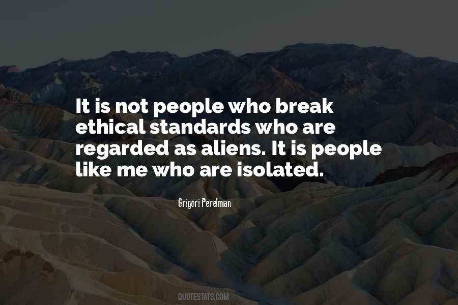 Isolated People Quotes #240861