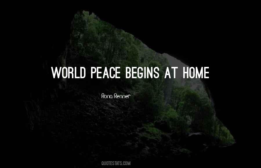 Begins At Home Quotes #965412