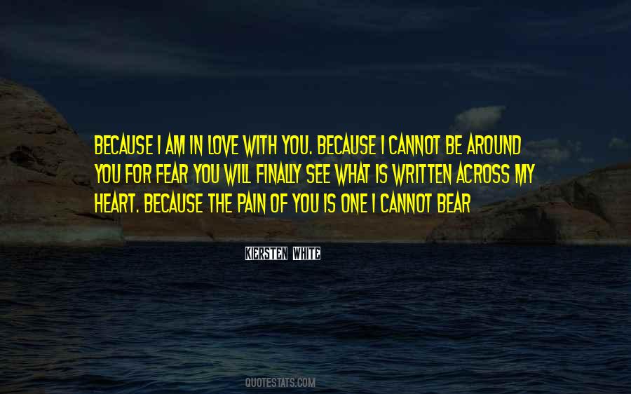 Pain Is Love Quotes #18010