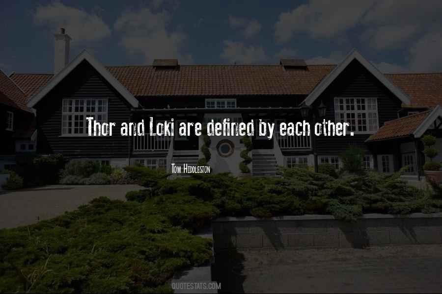 Quotes About Thor Loki #495931