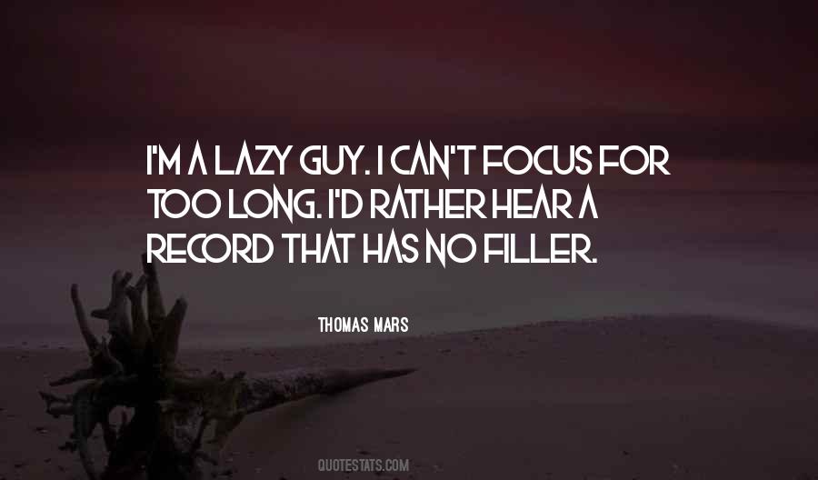 Can T Focus Quotes #146035