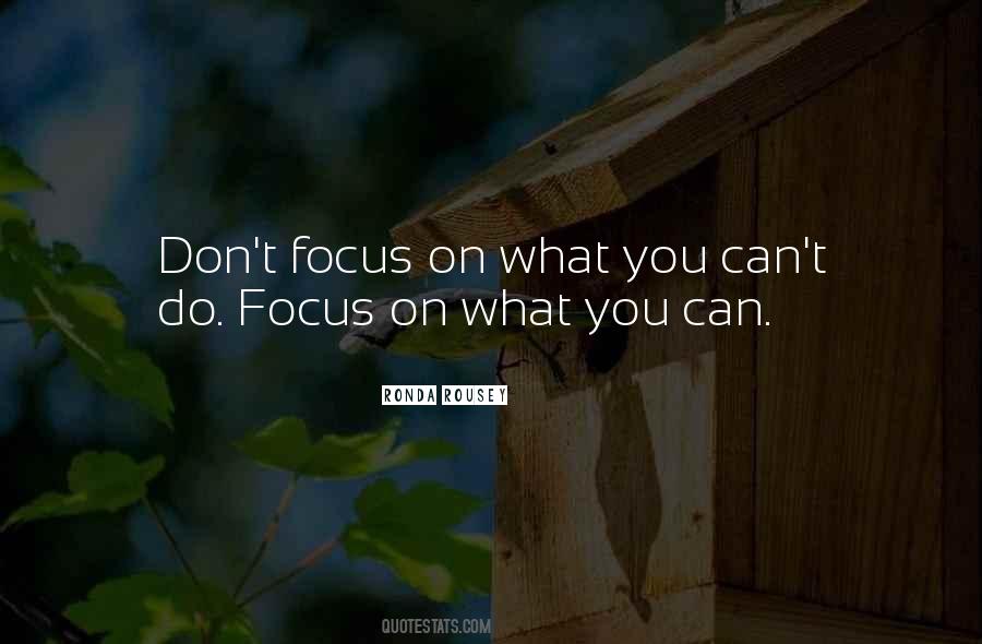 Can T Focus Quotes #214559