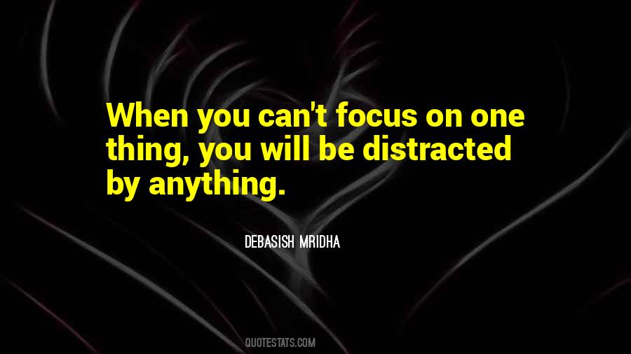 Can T Focus Quotes #71836