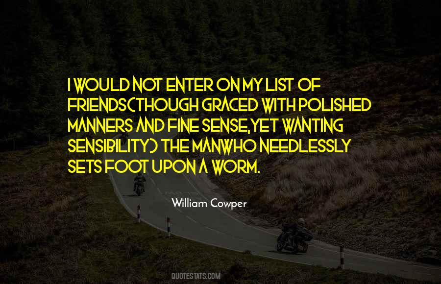 My Sensibility Quotes #1071608