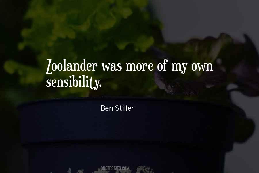My Sensibility Quotes #1074427