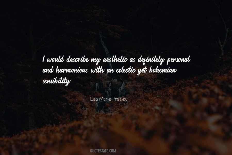 My Sensibility Quotes #1098451