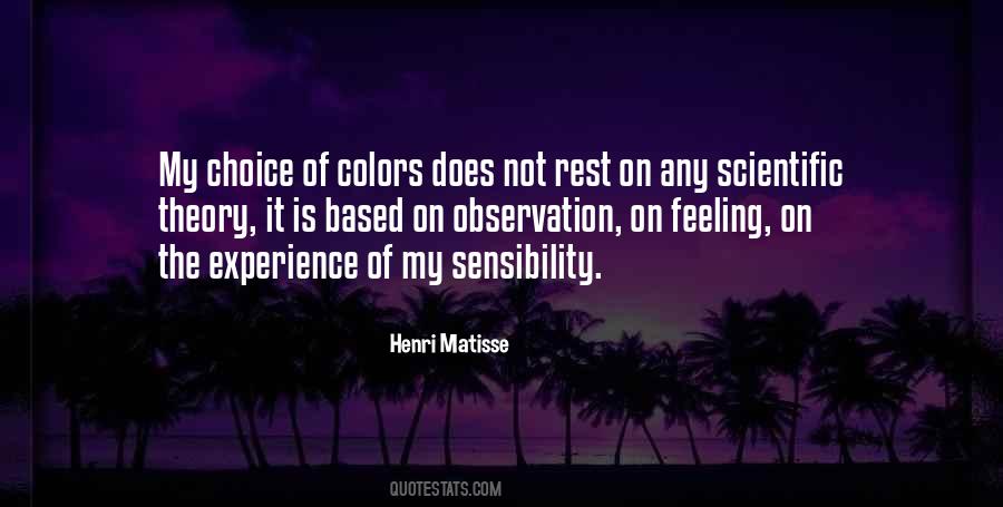 My Sensibility Quotes #1451311
