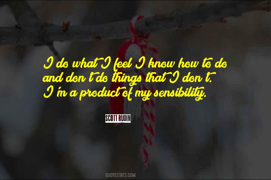 My Sensibility Quotes #171800