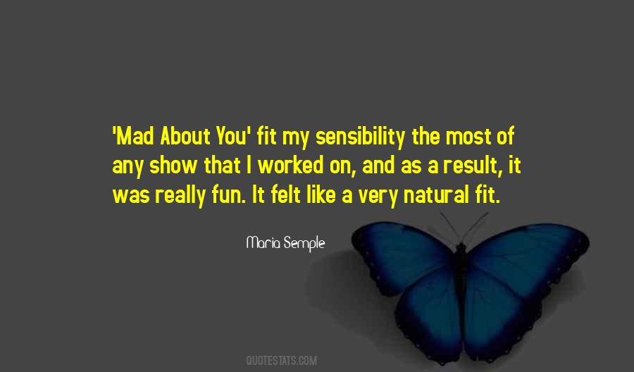 My Sensibility Quotes #796104
