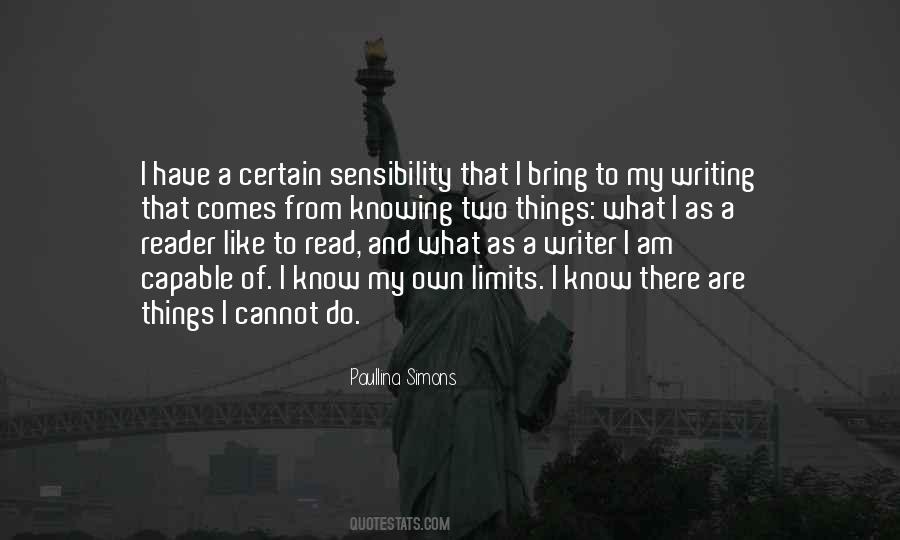 My Sensibility Quotes #860703