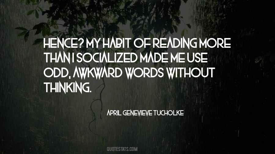 Reading Words Quotes #18883
