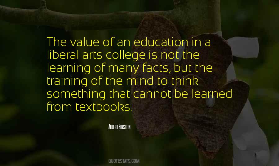 A Liberal Arts Education Quotes #951736