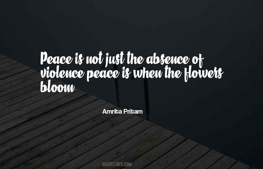 Violence Peace Quotes #1072274