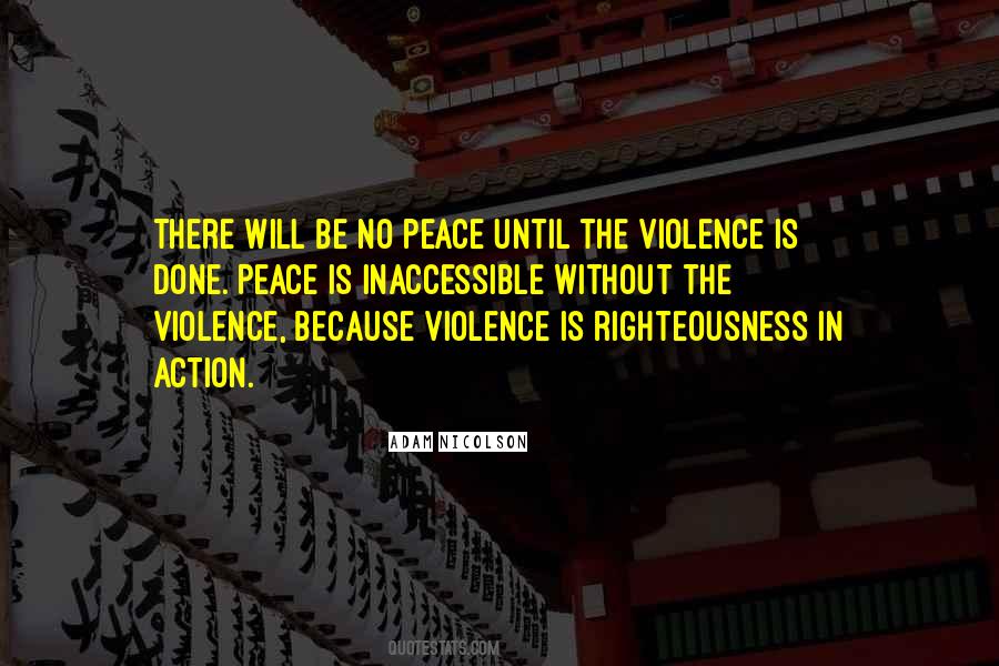 Violence Peace Quotes #475251
