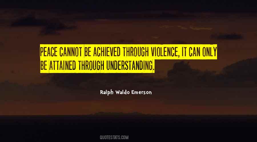 Violence Peace Quotes #498445