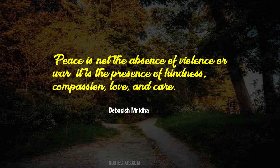 Violence Peace Quotes #538825