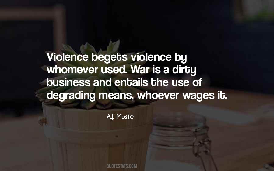 Violence Peace Quotes #647010