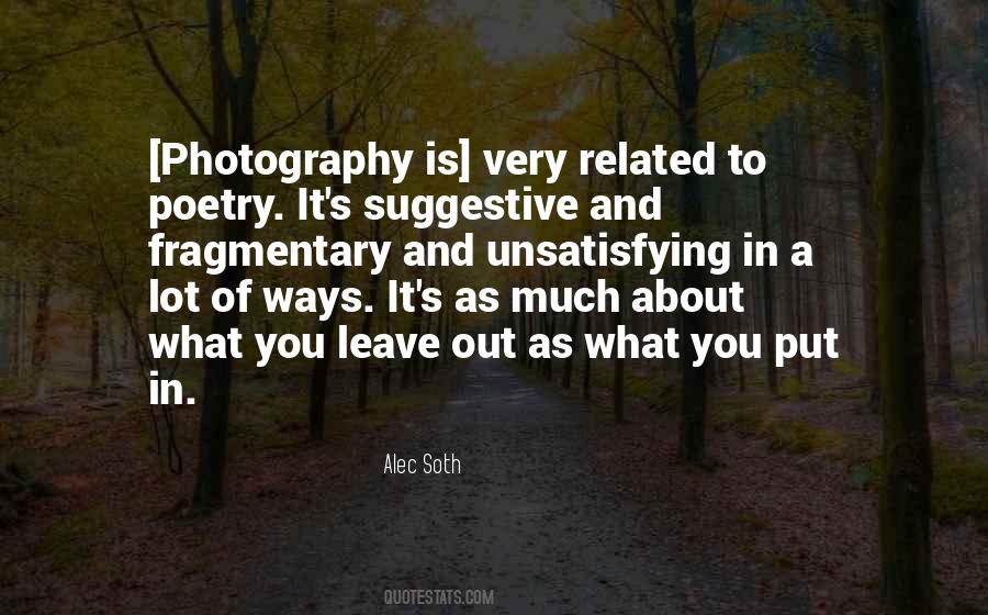 Photography Poetry Quotes #1001766