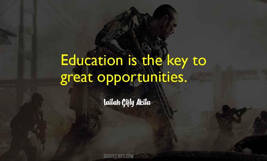 Educational Opportunities Quotes #1817271