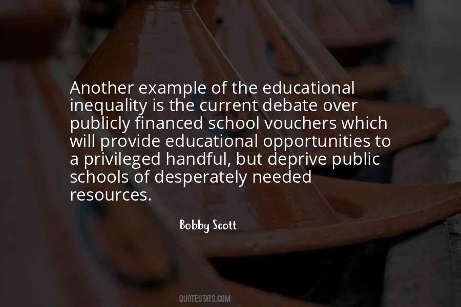 Educational Opportunities Quotes #51430